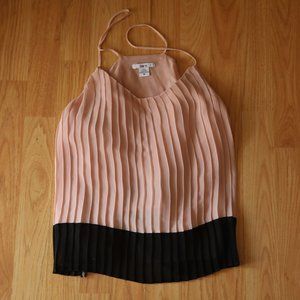 Cute Bar III pleated pink and black top!